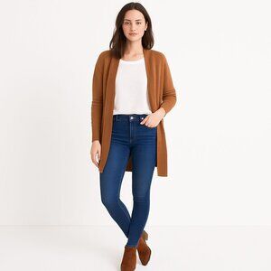 Madewell Womens 9" Mid Rise Skinny Jeans in Orland Wash Stretch Denim Size 28